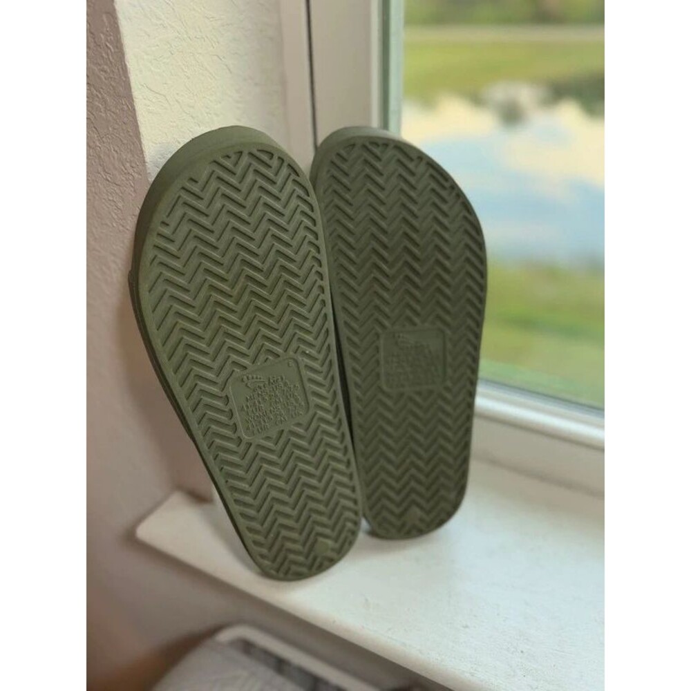 Archie’s Arch Support Slide Sandals in Olive Green Men’s 8 | Women’s 9 - Picture 8 of 12